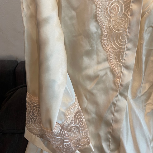100% silk  nigh gown rob sets 2 pieces size L - Picture 6 of 11
